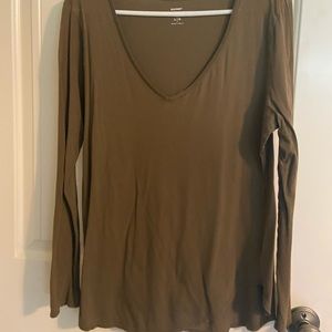 Green Long Sleeved Shirt